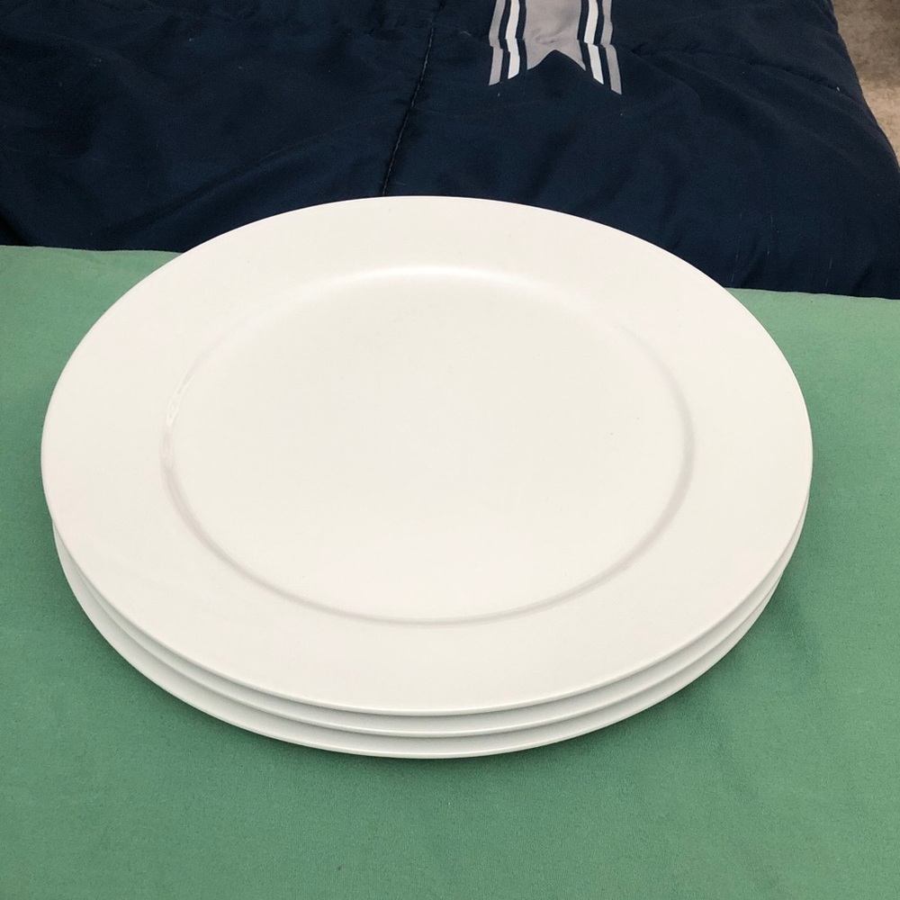 🥧🔥 Food Network 11” Dinner Plates - Set of 3 ❣️Ship Alone❣️